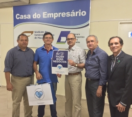 Presidente da FCDL /RN prestigia lançamento do Compre do Pequeno em Macaíba