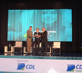 FCDL/RN recebe prêmio em Brasília